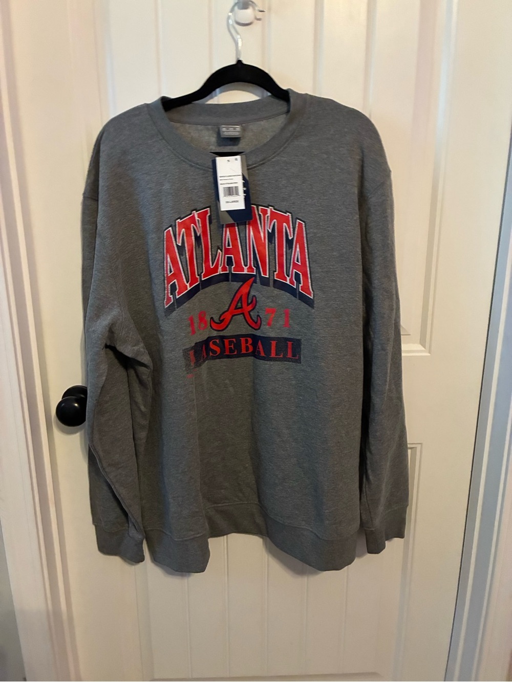 Atlanta Graphic Crewneck Sweatshirt - Grey